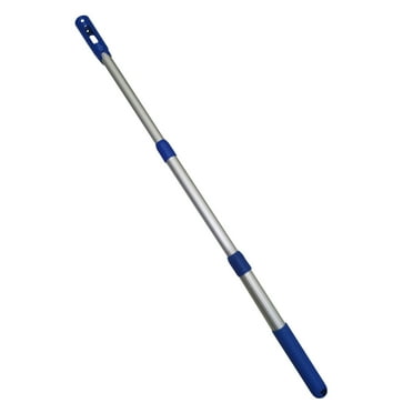 SLYNSHome Aluminum Pole, Telescopic Swimming Pool Pole Special Stripes Texture Strong Grip,Swimming Pool Leaf Net Reinforced Aluminum Alloy 3- Telescopic Rod