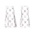 thumbnail image 7 of KLL Girl Rabbit Pattern Womens Summer Dresses 2025,Loose Round Neck Sleeveless Sundresses Tank Dresses with Pockets, 7 of 7