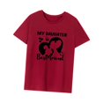 thumbnail image 2 of Camiseta de mujer con cuello redondo, camiseta básica para mochilero de oficina M, 2 of 8