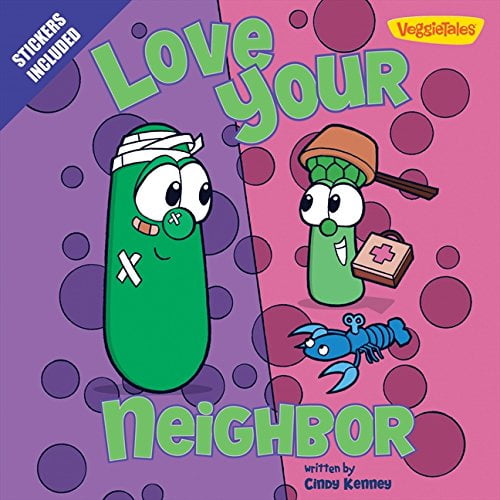 Pre-Owned Love Your Neighbor / VeggieTales: Stickers Included! (Big Idea Books) (Paperback) 0310743648 9780310743644