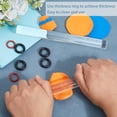 thumbnail image 4 of 2Pcs Polymer Clay Acrylic Roller Clear Rolling Pin with Black and Red Rings Long Smooth Round Tube Rod Solid Stick Tools Kits Accessories for DIY, 4 of 7