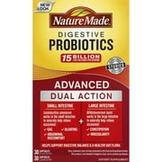 Nature Made Digestive Probiotics, Advanced Dual Action Capsules, 60 Count