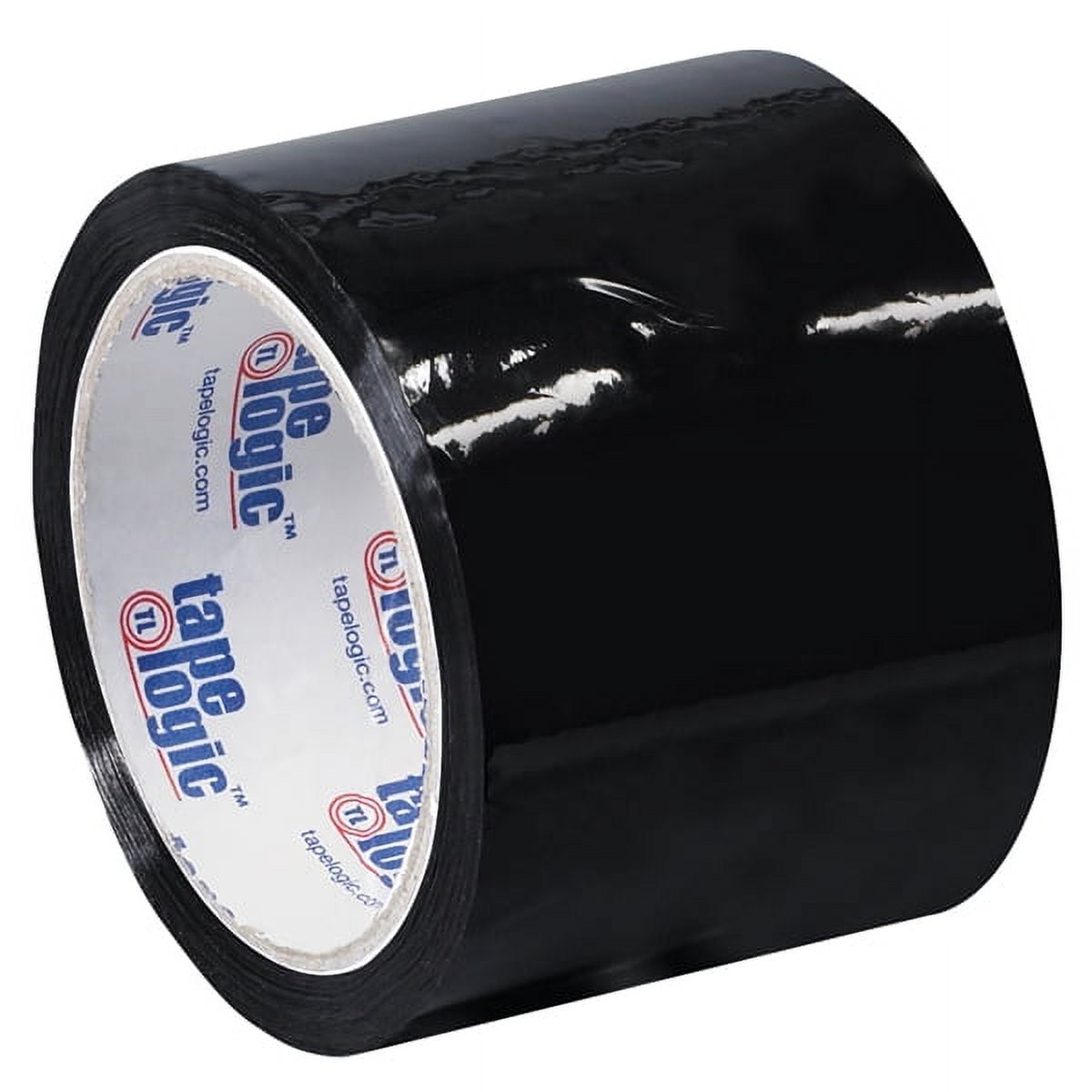 Tape Logic Black Carton Sealing Tape 3" X 55 Yard (6 Pack)