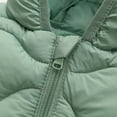 thumbnail image 6 of Staki Winter Coats Puffer Padded Jacket for Toddler Boys Kids Light Outwear Cute Bear Ears with Hoods Clothing Baby Winter Coat 12M,18M,24M,2T,3T,4T,5T(Light Green,2-3 Years), 6 of 8