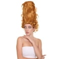 thumbnail image 2 of HPO Costume Wigs, Brown Halloween Costume Wigs with Adjustable for Adult Women, 2 of 9