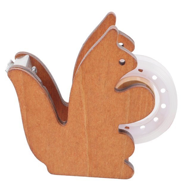 Tape de dispensador Soportes de cinta adhesiva Suministros de oficinas de dispensadores de cinta de madera de madera