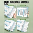 thumbnail image 4 of Weloille 13 Pocket Portable Expanding File Folder 1 Piece, Tear Resistant Color Coded Label Handle, Large Capacity Document Organizer, for Invoice Receipt Paper File Storage Office Business Use, 4 of 6