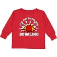thumbnail image 3 of Inktastic I'd Rather Be Bowling Boys or Girls Long Sleeve Toddler T-Shirt, 3 of 5