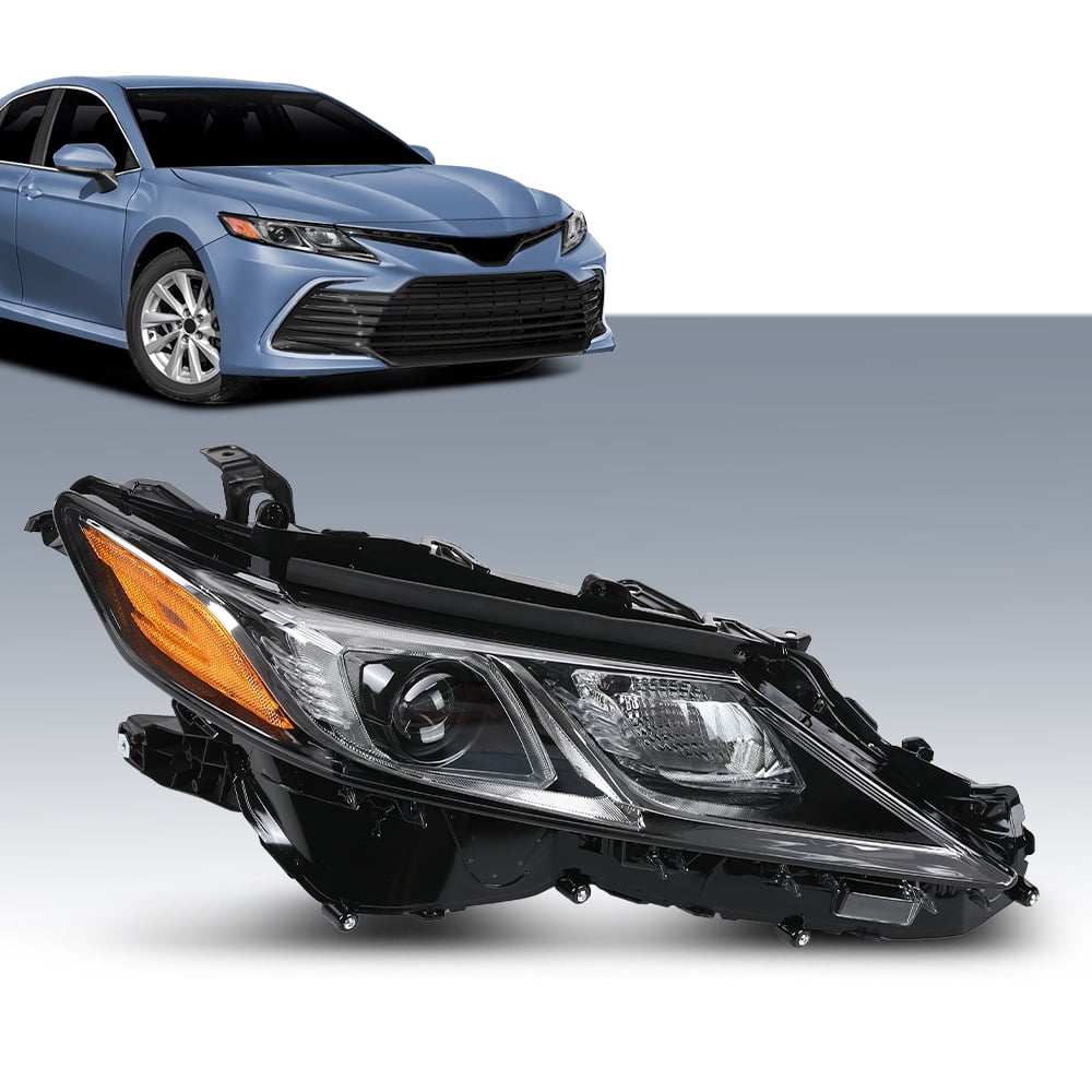 PIT66 Projector Headlight Assembly Right Passenger Side Fit for Toyota Camry LE SE 2018 2019 2020 2021 2022 Headlamps