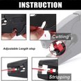 thumbnail image 2 of Automatic Wire Stripper and Cutter,2 in 1 Heavy Duty Wire Stripping Tool for Wire Stripping,Cutting 5-20mm/(0.25-0.75Inches), 2 of 5