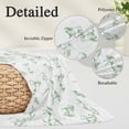 thumbnail image 3 of Green Horse Body Pillow Covers 20"x60", Watercolor Vintage Animals Soft Brushed Microfiber Breathable Throw Pillow Covers, Decorative Pillowcase with Zipper for Couch Sofa Bedroom Living Room, 3 of 9