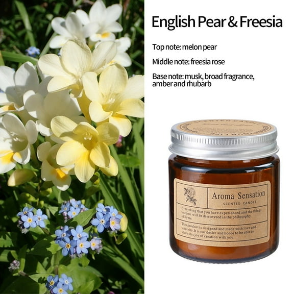 kkbbma under $5 Scented Candle Gift, Soy Wax Scented Candle, Home Aromatherapy Relaxation Candle, Birthday Christmas Gift for Women, New Housewarming Present, Portable Lid Jar Decor