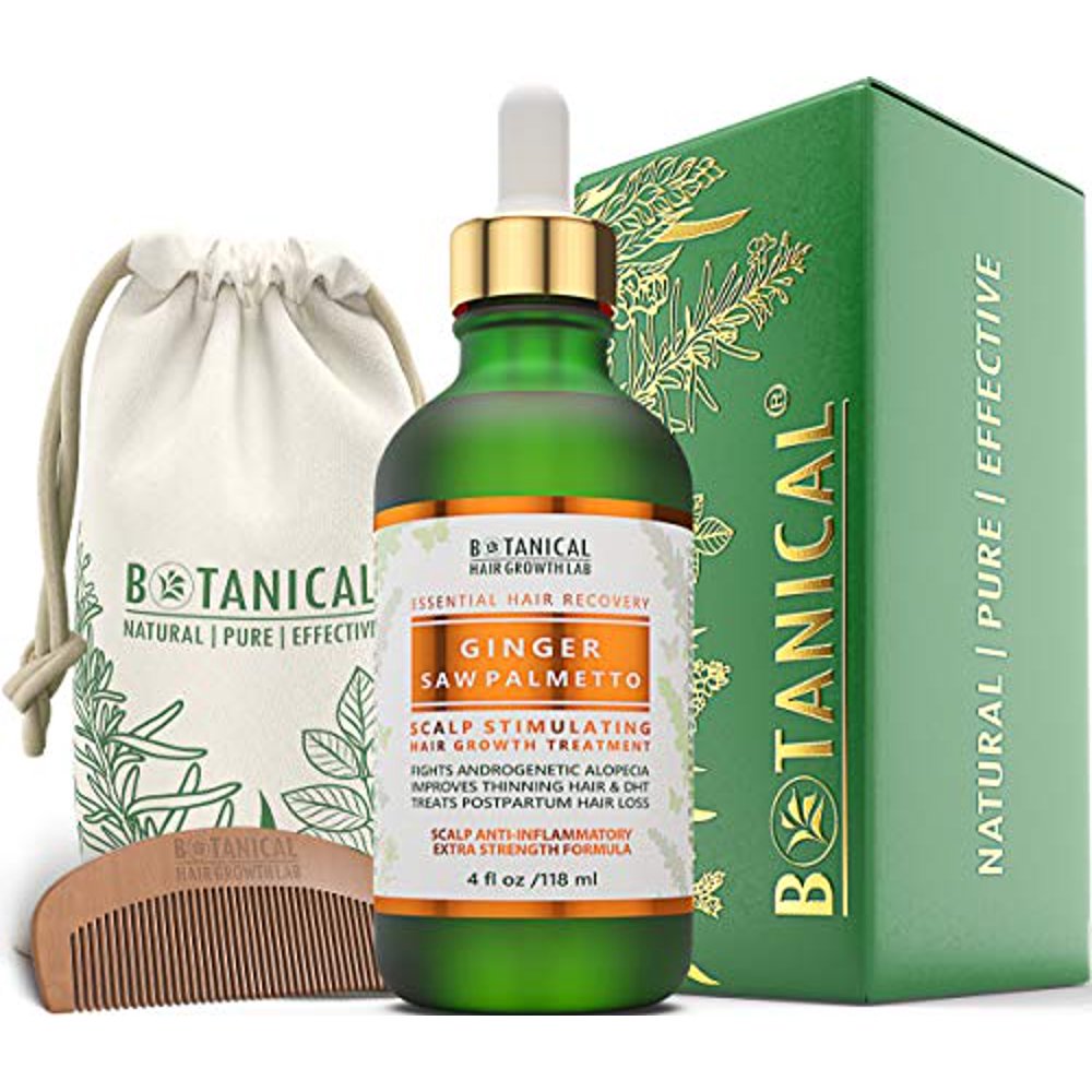 Hair Growth Treatment Ginger Saw Palmetto Scalp
