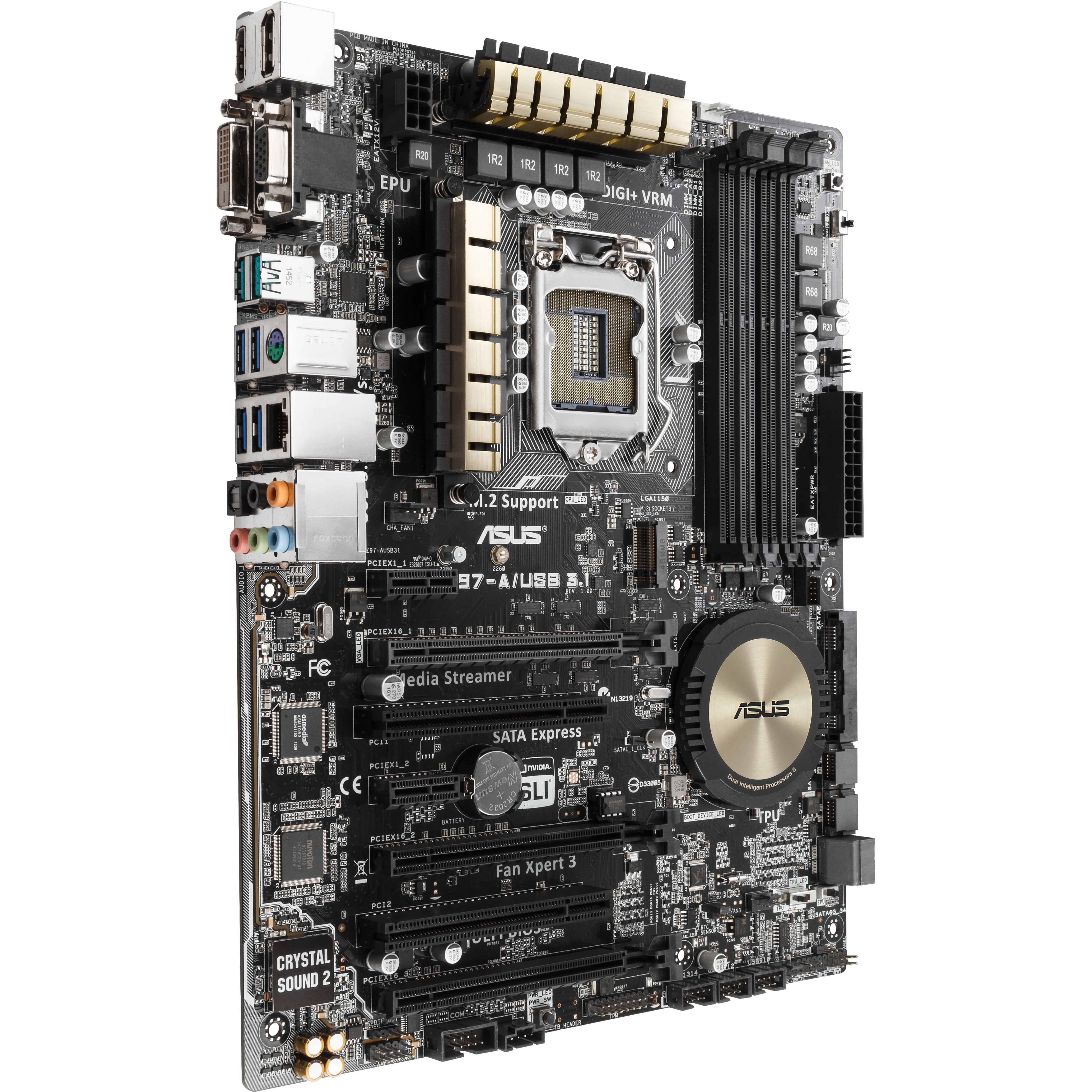 Asus Z97-A/USB Desktop Motherboard, Intel Chipset, Socket H3 LGA-1150, ATX Walmart.com