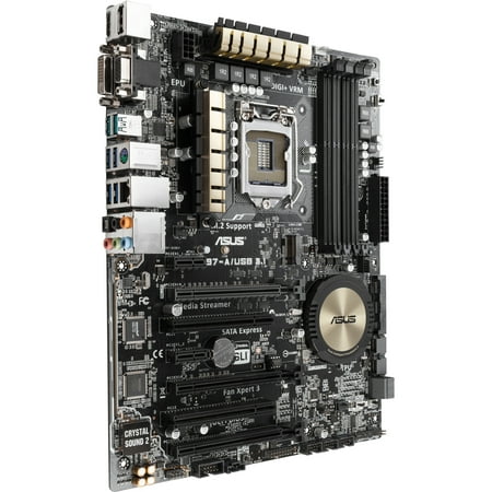 Asus Z97-A/USB 3.1 Desktop Motherboard, Intel Chipset, Socket H3 LGA-1150, ATX