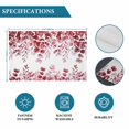 thumbnail image 6 of Red Eucalyptus Leaves Placemats Set of 8, Spring Summer Botanical Placemats for Dining Table, Place Mats for Kitchen Tabletop, Waterproof Wipeable Dining Table Mats Set, 6 of 9