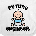 thumbnail image 4 of Inktastic Future Engineer Boys Baby Bib, 4 of 4
