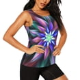 thumbnail image 2 of Gaeub Colored Abstract Women's Workout Tank Tops Lightweight Sleeveless Shirts for Women for Athletic Running Tennis Yoga - Medium, 2 of 9