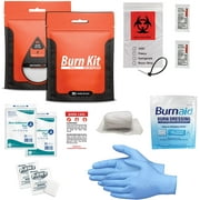 Go2Kits Emergency Burn Kit in Compact First Aid All-Purpose Resealable Pack for Home, Office, Car & Travel (BK33)