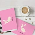 thumbnail image 2 of Rabbit Lovely Animal Thank You Note Greeting Cards with Envelopes | Printed on Thick and Sturdy 80lb (216gsm) Cardstock | Blank Interior | A2 Size – 4.25 x 5.5” | 25 per Pack, 2 of 5