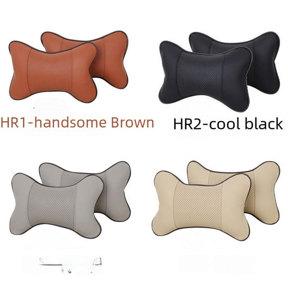 Reposacabezas de coche de doble propósito Danipi, almohada para el cuello con forma de hueso para el interior del coche, almohada de masaje transpirable para el asiento del coche