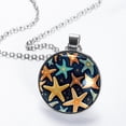 thumbnail image 2 of Starfish Women's Round Glass Pendant Necklace, 2 of 5