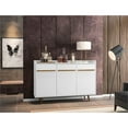thumbnail image 6 of Manhattan Comfort Bradley 4 Shelves Wood Buffet Stand in White, 6 of 10