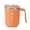 Orange, variant on Btomtd 16oz 304 Stainless Steel Double Layer Coffee Mug with Handle, Insulated Water Cups for Home and Office, Thermal Lock Coffee Cup and Tea Cup, Orange