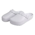 thumbnail image 2 of TISHITA Sabots d'Infirmière Pantoufles Imperméables Femmes Chaussures d'Infirmière Médecin Été Blanc 40, 2 of 8