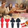 thumbnail image 5 of Vikakiooze Silicone Wine Stopper, Reusable Beer Bottle Stopper Beer Glass Bottle Sealer Stoppers Beverage Beer Champagne Wine Storage Keep Fresh Tools for Wine Bottles,Home, 5 of 5