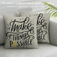 thumbnail image 3 of Nawypu  Faith Sentiment Embroidered Decorative Lumbar Accent Throw Pillow Cover - Decor for New Home, Couch, Chair Natural, 3 of 5
