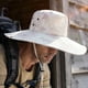 thumbnail image 4 of Sombrero de pescador con sombrilla de poliéster de 62 cm de circunferencia para hombres y mujeres, resistente al desgaste, impermeable, color camuflaje, 4 of 5
