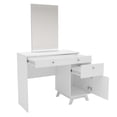 thumbnail image 4 of BS Canada Import Decor BS-100018 Santa Monica 2-Drawer Dressing Table with Mirror, White, 4 of 7