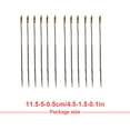 thumbnail image 3 of Hand Sewing Needles Automatic Threading Design Durable Elegant Needle-like Things Side-Hole Needlework Tools Handmade Embroidery Type 1, 3 of 7
