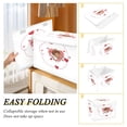 thumbnail image 3 of Iauyy Large Storage Box with Lid - Foldable Home Storage Bins for Clothes Toy Holiday Decor, Cupid's Painting (42*32*30cm), 3 of 6