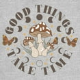 thumbnail image 2 of Junior's Lost Gods Good Things Take Time  Graphic Tee Athletic Heather Medium, 2 of 3