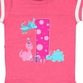 thumbnail image 4 of Inktastic Dinosaur Party-first Birthday Girls Baby Bodysuit, 4 of 5