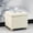 Leather Cream White With Solid Wood Legs, variant on Faux Leather Storage Ottoman with Hinged Lid, 17.5 Inch High Cream White Square Cube Foot Stool with Storage, Upholstered Vanity Stool with Solid Wood Legs for Living Room, Bedroom, Dorm