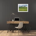 thumbnail image 3 of Zwick, Martin 18x15 White Modern Wood Framed Museum Art Print Titled - Summer pasture with traditional Yurts The Suusamyr plain-a high valley, 3 of 4