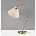 thumbnail image 6 of Adesso Delaney 25.88" 1-Light Antique Brass Table Lamp with Pleated Tapered Shade, 6 of 12