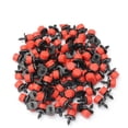 thumbnail image 2 of 100 goteros para riego, boquillas de aspersión para emisores de jardín, riego por goteo automático ajustable de 360° para bricolaje, 2 of 5