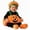 B01-Orange, variant on Baby Halloween Pumpkin Outfit Sleeveless Romper Bodysuit Hat Unisex Toddler Jack-O- Party Dress Up Clothes Orange,0-6 Months,A-hot-Orange