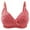 Red, variant on Ohufall Bras For Women Fashion Bowknot Printing Comfortable Hollow Out Bra Underwear No Rims Lingerie For Women