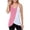 47-pink tank tops for women, variant on UPPADA Womens Color Block Tank Tops Trendy Comfy Tunic Tops Cute Crewneck Cami Tank Top Long Shirts To Wear with Leggings ,L Blue Tank Tops
