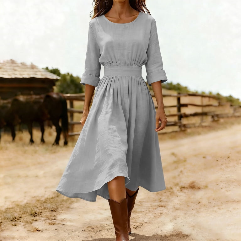 fit and flare day dress Thay Dress, S | Navy/white | Women's Dresses | Cotton