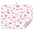 thumbnail image 5 of Ryvnso Bows and Strawberry Dish Drying Mat for Kitchen Countertop 18x24 Large Dish Pad Drainer Rack Dish Sink Mats, 5 of 7