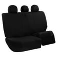 thumbnail image 1 of FH Group Light & Breezy Flat Cloth Car Seat Cover Set For Car Truck SUV Van Blue - Rear, 1 of 5
