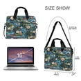 thumbnail image 3 of 16" Laptop Briefcase, Detachable Anti-Slip Shoulder Strap, Multi-Compartment Work Travel Bag Beautiful Hawaiian, 3 of 8