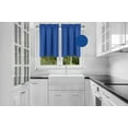 thumbnail image 1 of 2 PIEZAS R16 PANELES DE COLOR AZUL REAL SÓLIDO CON BOLSILLO PARA BARRA, CORTINA PARA VENTANA, COCINA, RESTAURANTE, BAÑO, CUARTO DE BAÑO, CENEFA, FILTRADO DE LUZ, OPACO. TAMAÑO: 30" DE ANCHO X 24" DE, 1 of 1