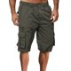 thumbnail image 1 of Sunloudy - Pantalones cortos deportivos para hombre, cintura elástica, bolsillos de color sólido, pantalones cortos rectos sueltos Sunloudy  M L XL XXL XXXL, 1 of 5